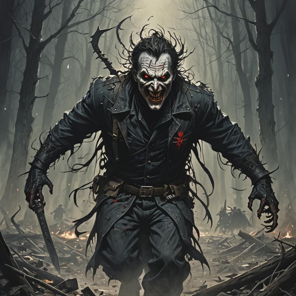 Sinister Dark Artwork in Gothic Style
