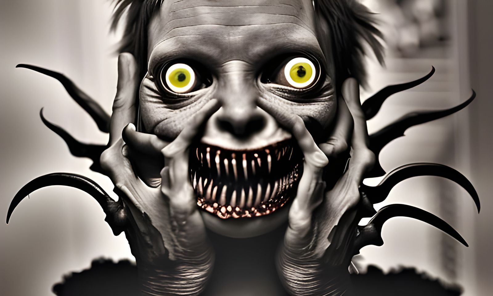 Demonic Abomination in a Lovecraftian Horror Style