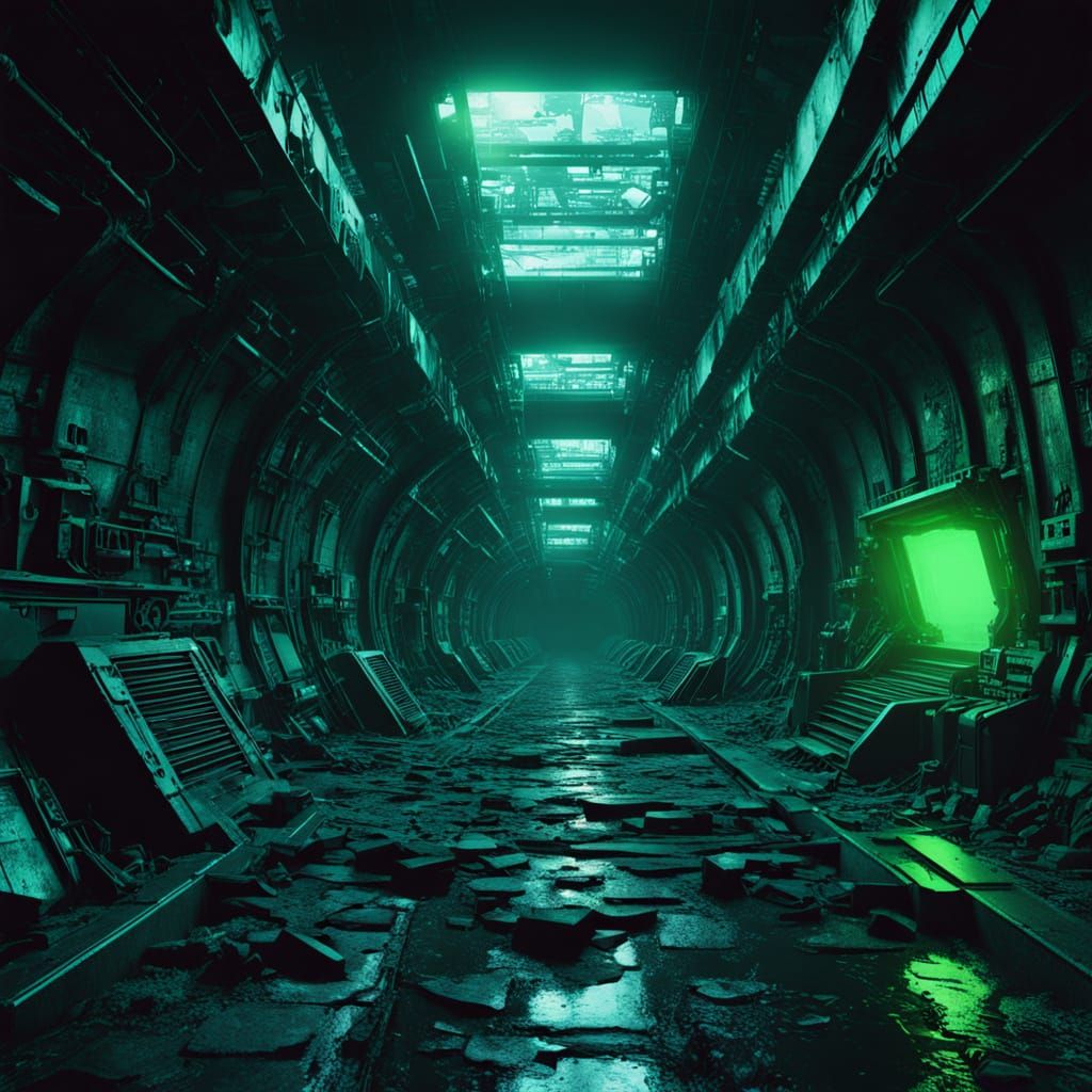 Cyberpunk Visions of a Dystopian Wasteland