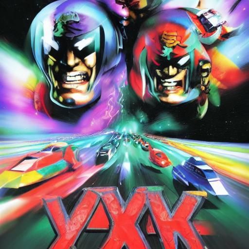 Classic 1950s Diner in F-Zero X Art Style