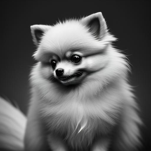 Hyperrealistic Pomeranian Portrait in High Definition