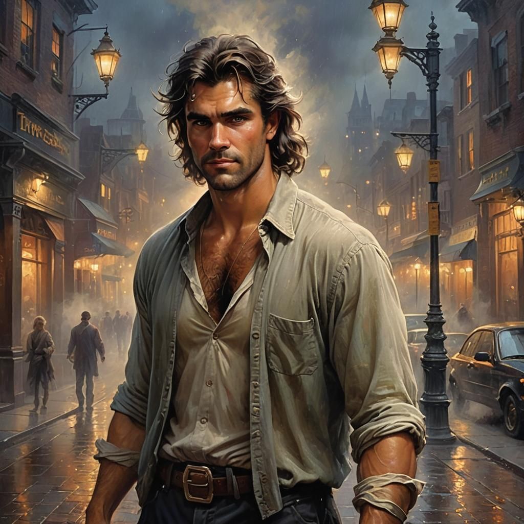 a bad man, he has a perverse smile,
His hands are threatenin...