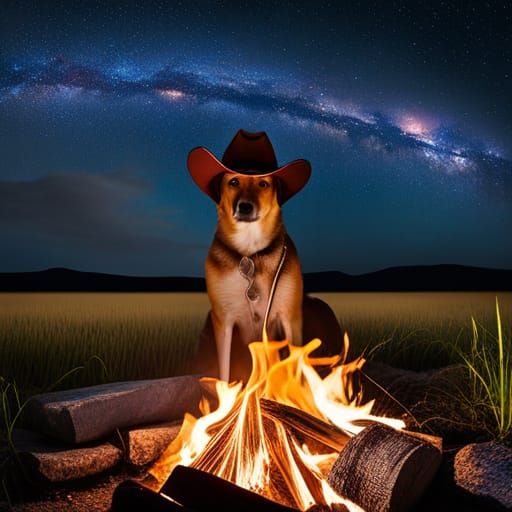 Campfire in the prairie 2