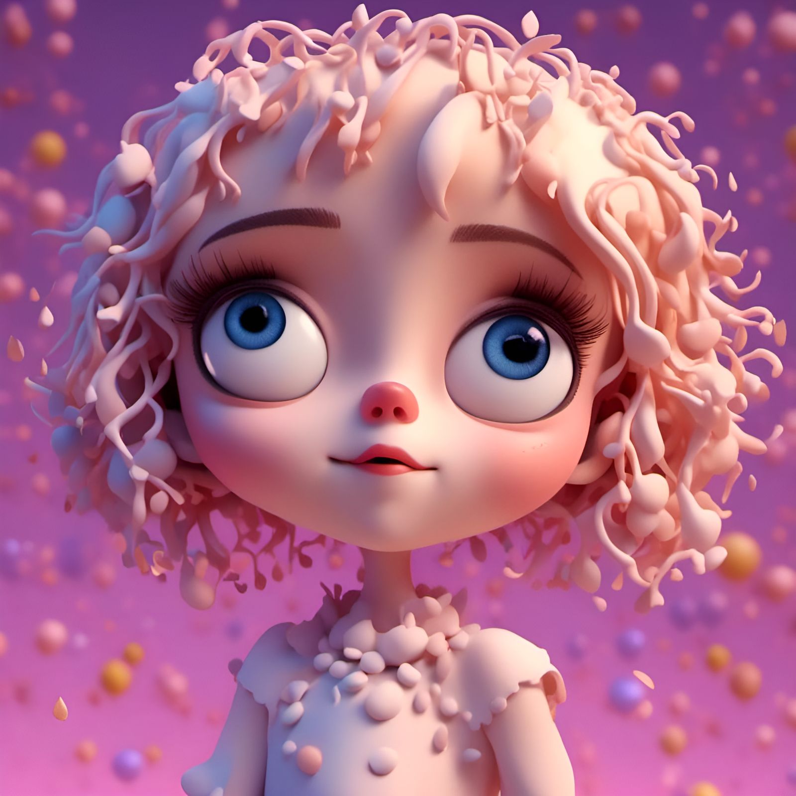 3D Animation with Big Eyes