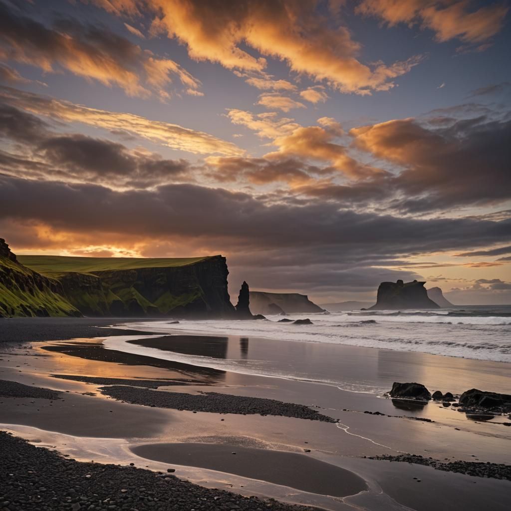 Sunset at Talisker Bay: Coastal Landscape Photography