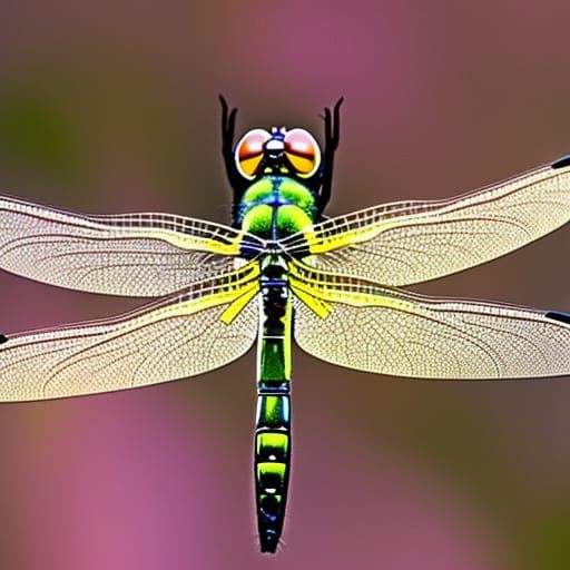 AI Generated Image of a Dragonfly