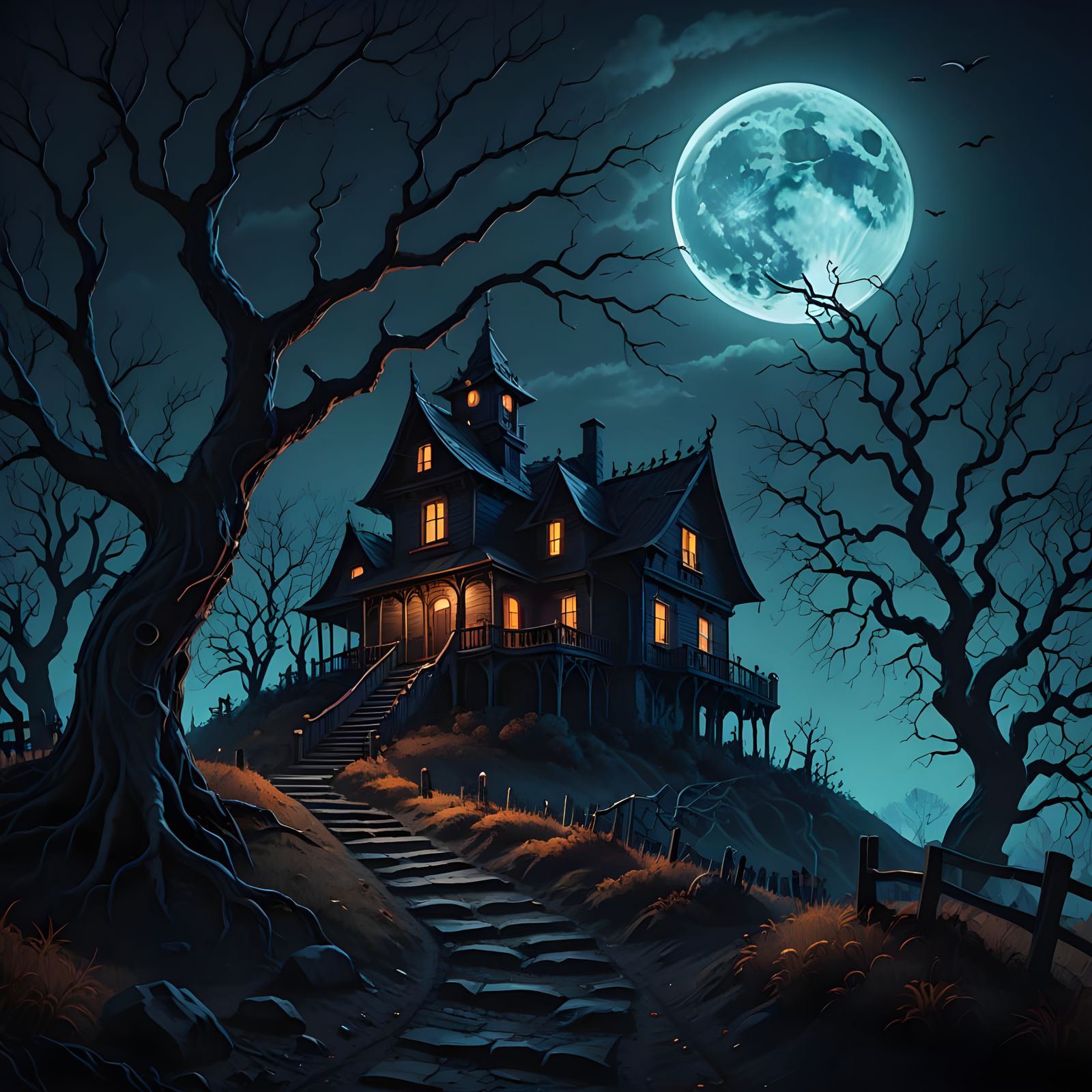 Haunted House V4, By Lord Elboron