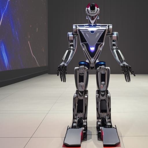 Tesla Optimus Robot Unveiled: Digital Matte Painting