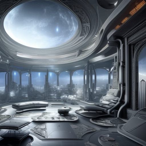 Sci-fi themed penthouse