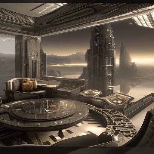 Sci-fi themed penthouse