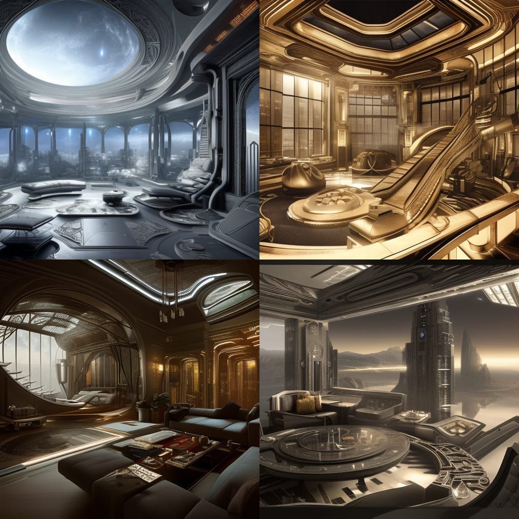 Sci-fi themed penthouse