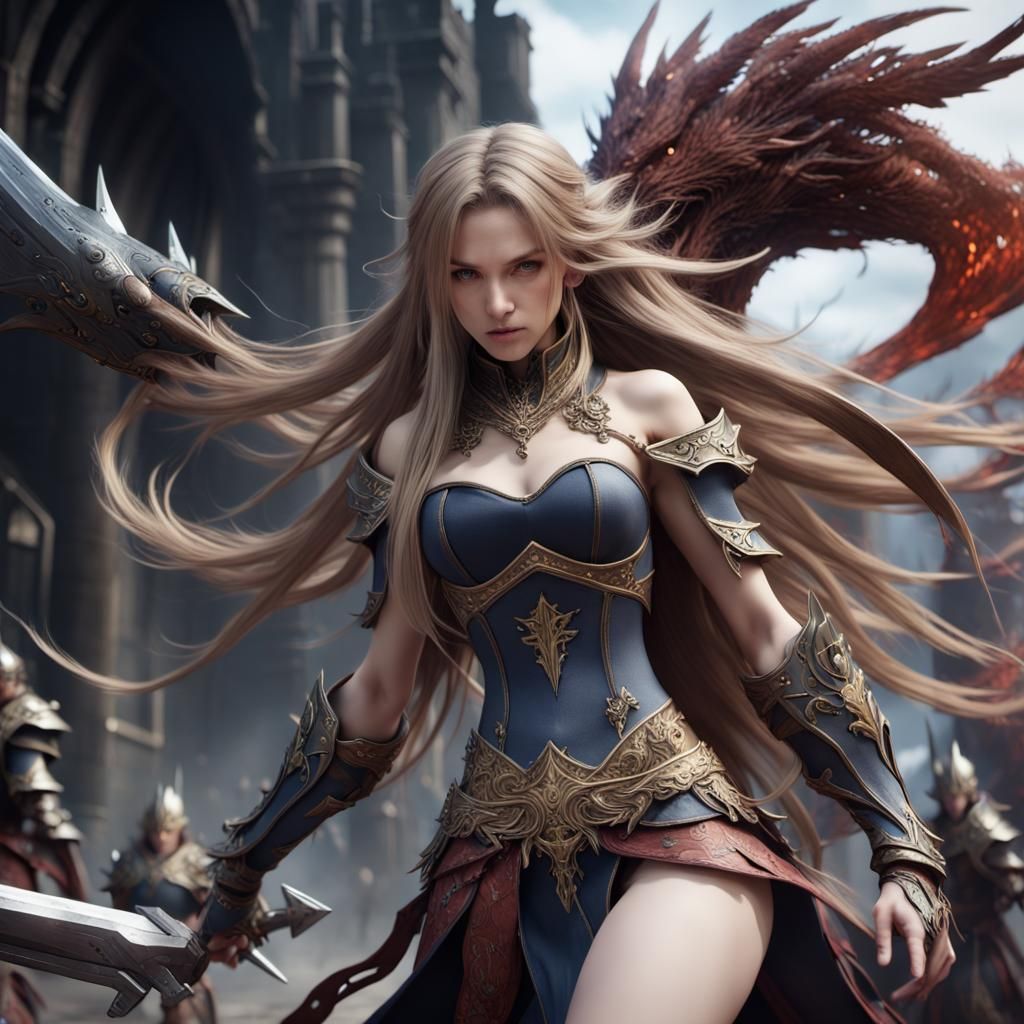 A Queen leads her army