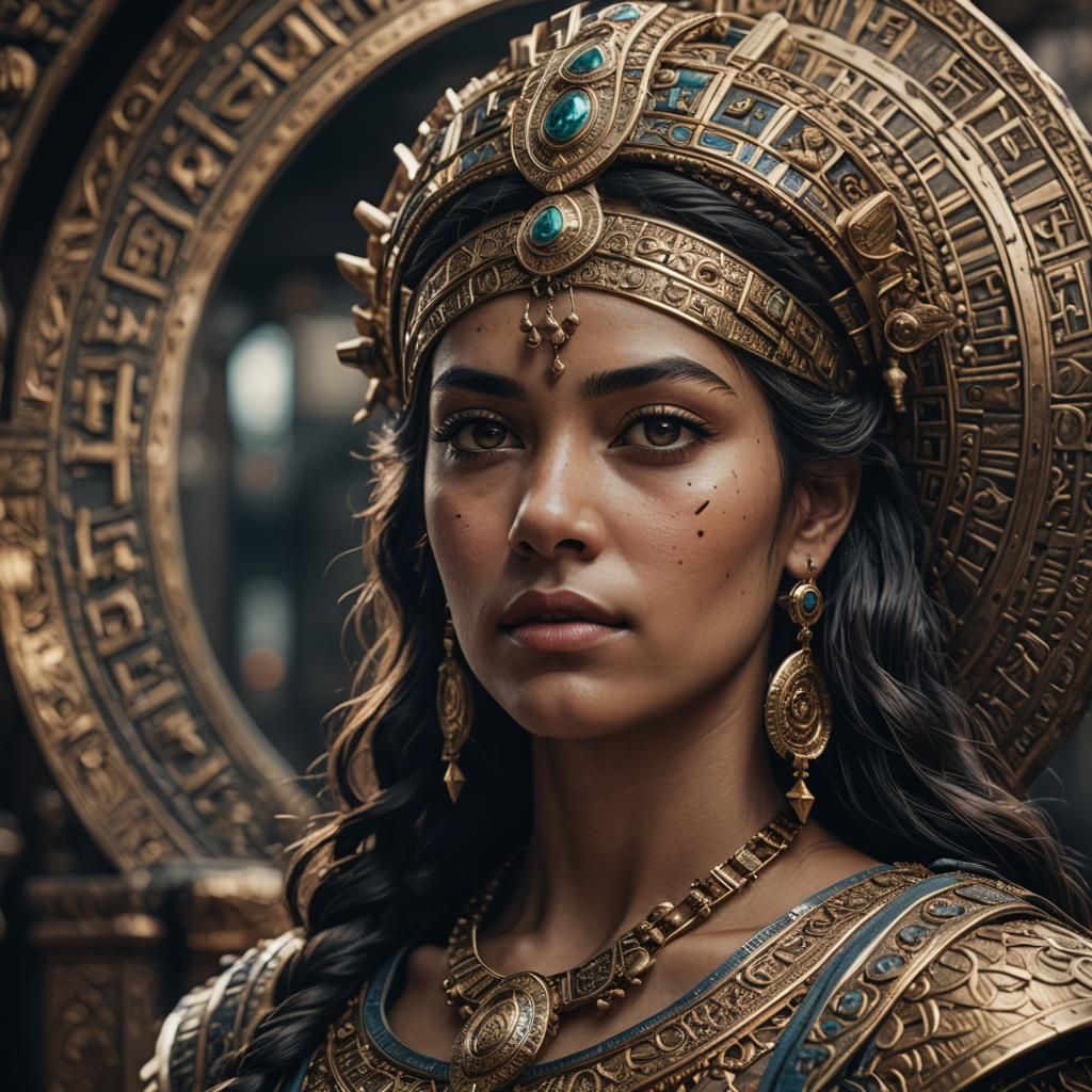 Hyperrealistic Portrait of Cleo with Intricate Details