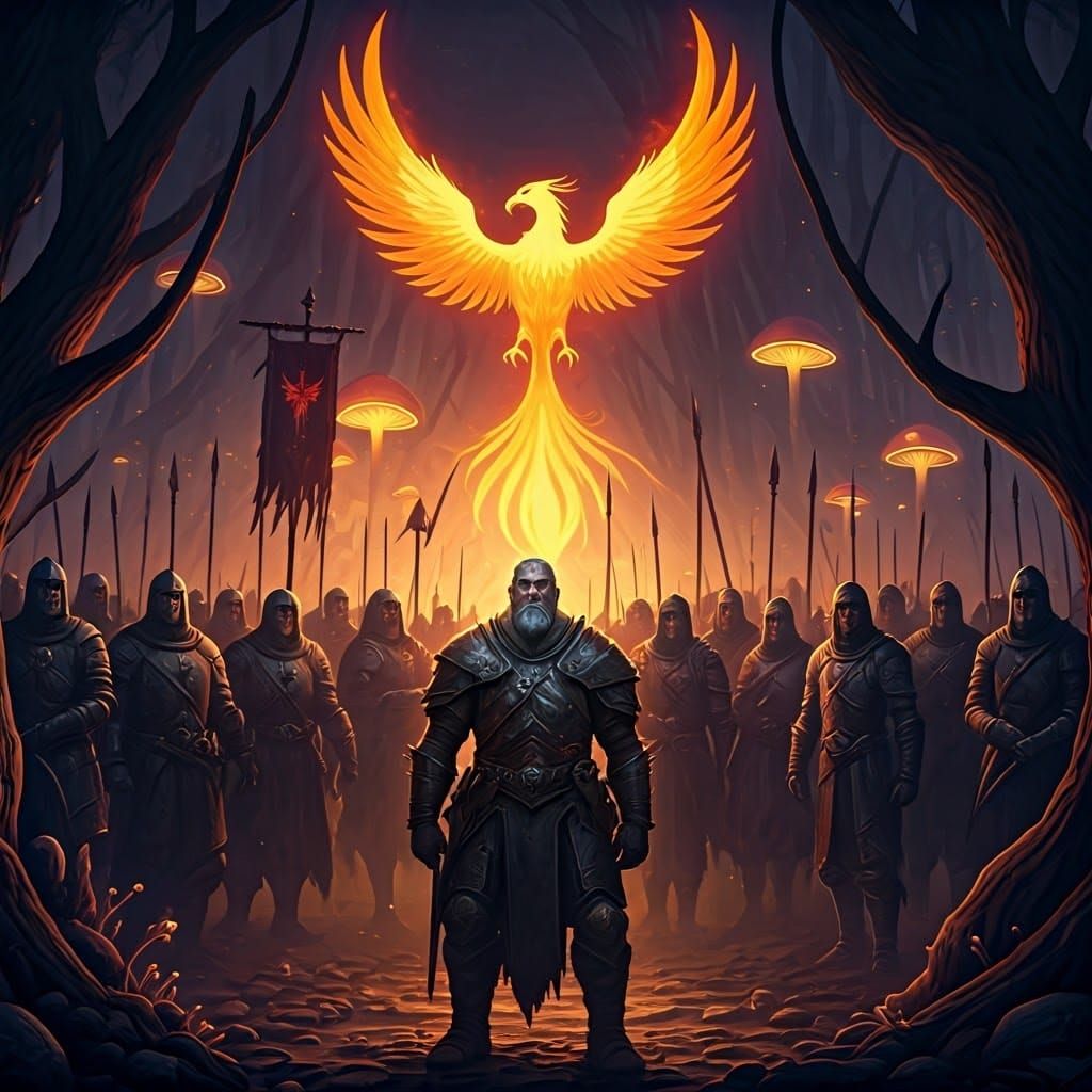 Seasoned Adventurers Unite Beneath the Blazing Phoenix Emble...