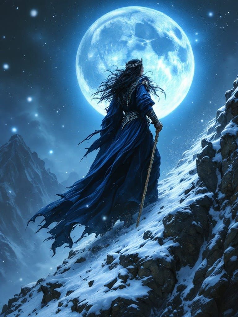 Norse Goddess Embarks on a Majestic Ascent