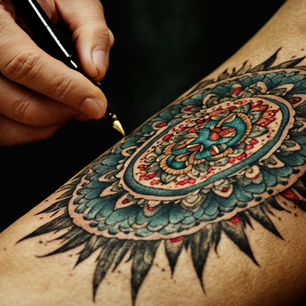 Vibrant and Detailed Tattoo Art in 8K