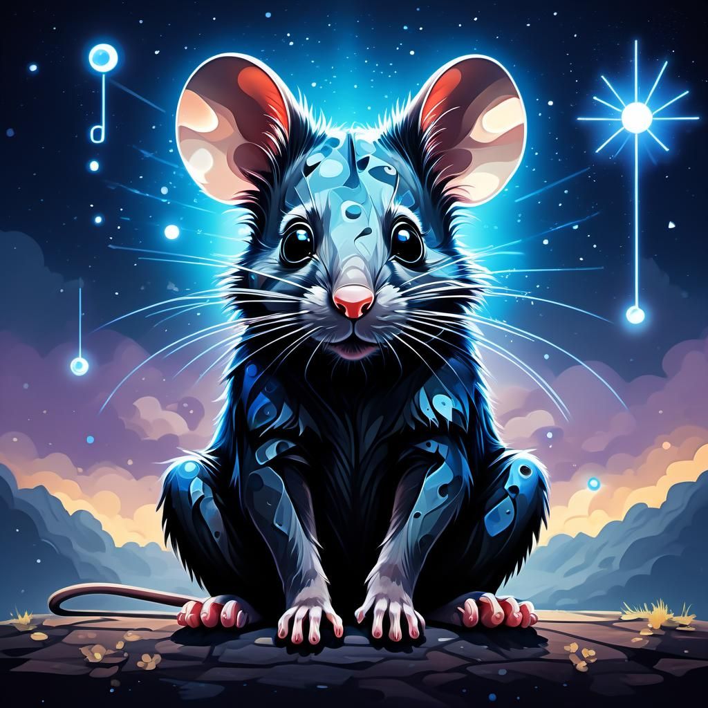 Maus beim Fotografen 💙