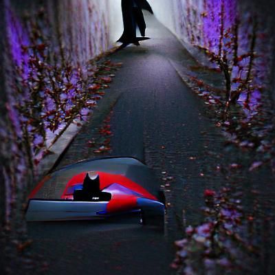 AI Interpretation of 'The Dark Passenger'