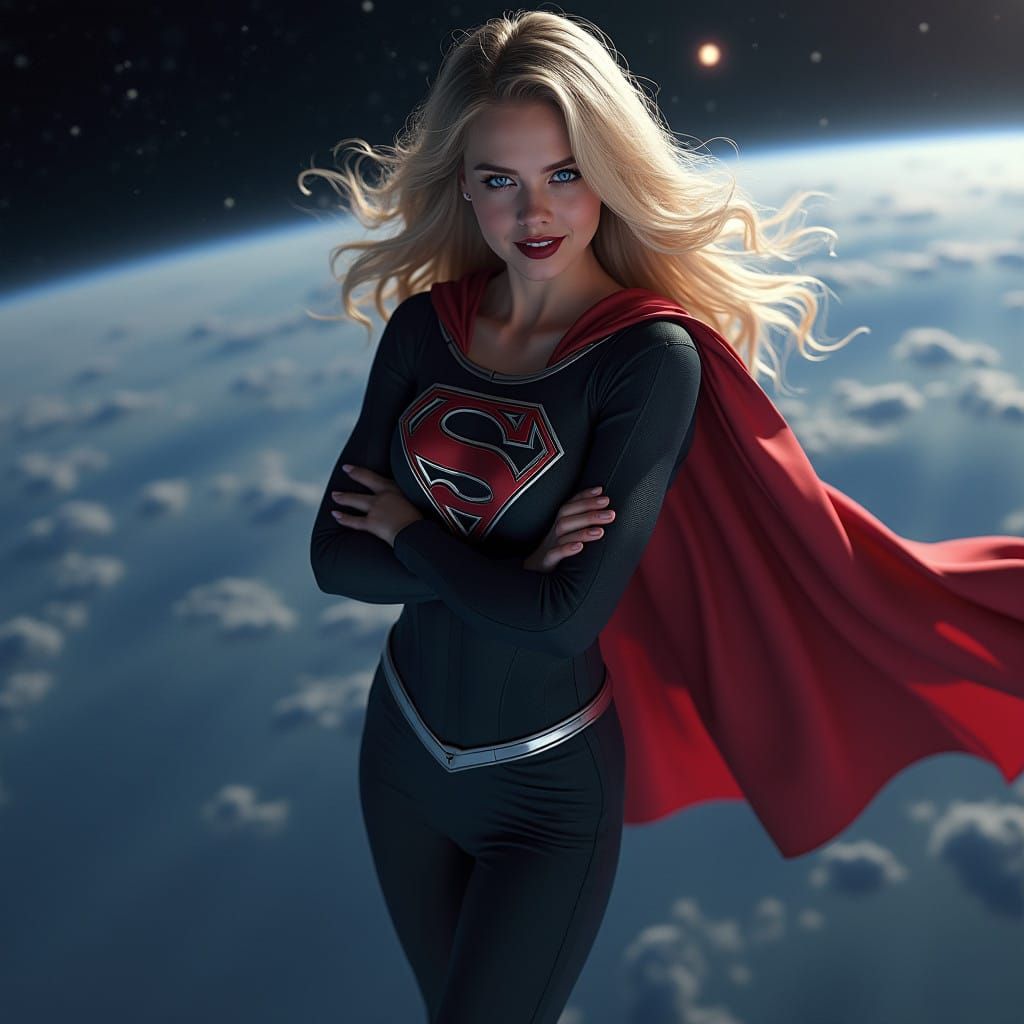 Supergirl Defies the Stars in a Haunting Scene