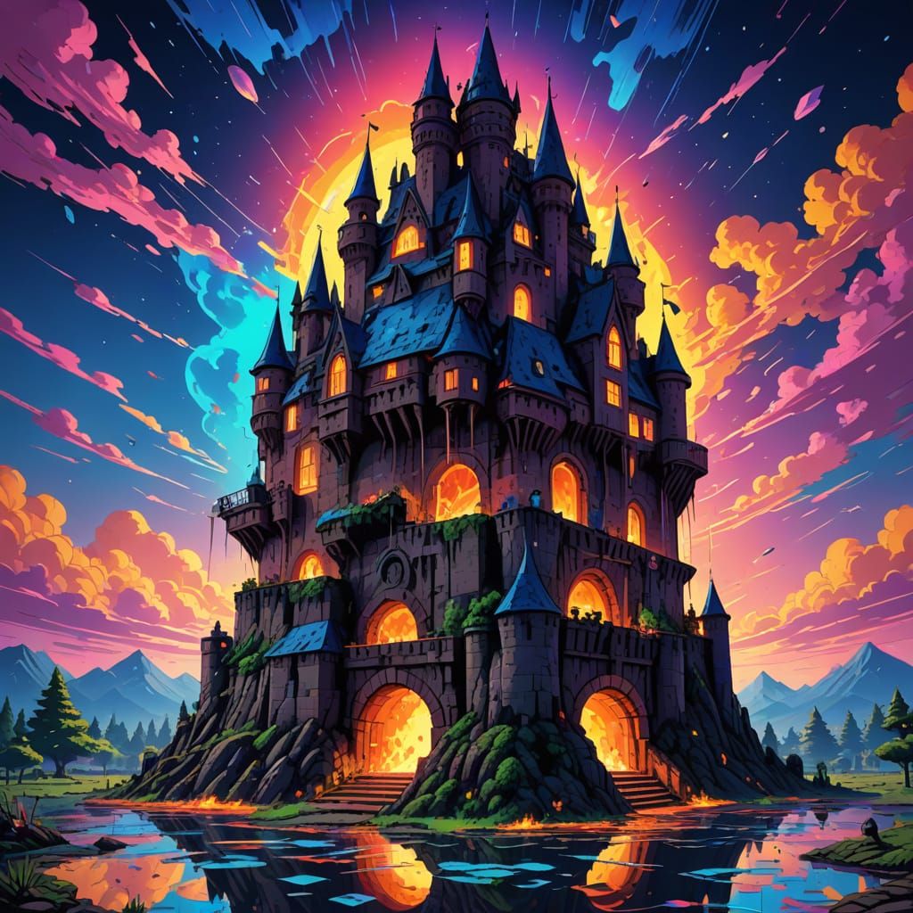 Glitch Castle of Cursed Pizza Boxes and Sikibiti Crystals