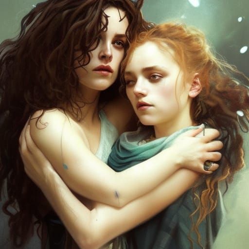 Bellatrix Lestrange and Delphini: Detailed Portrait