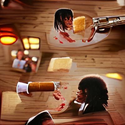 AI Image: Blank Canvas from Empty Prompt