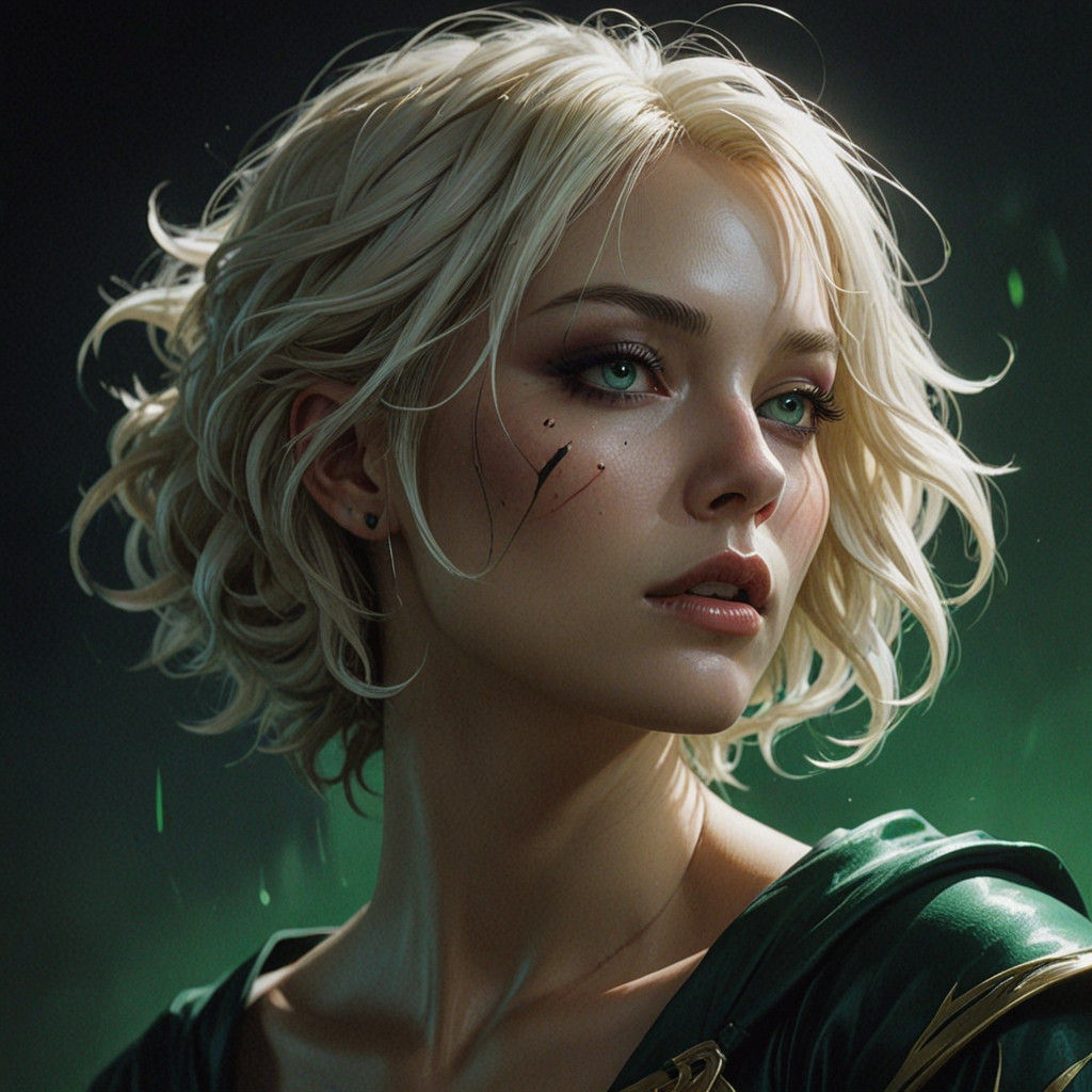 Dark Fantasy League of Legends Arcane Art in Anime Style