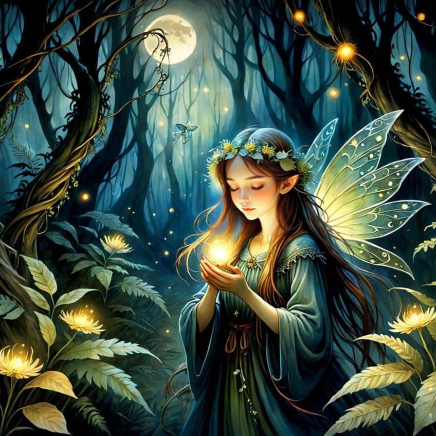 Whimsical Fairytale Landscape