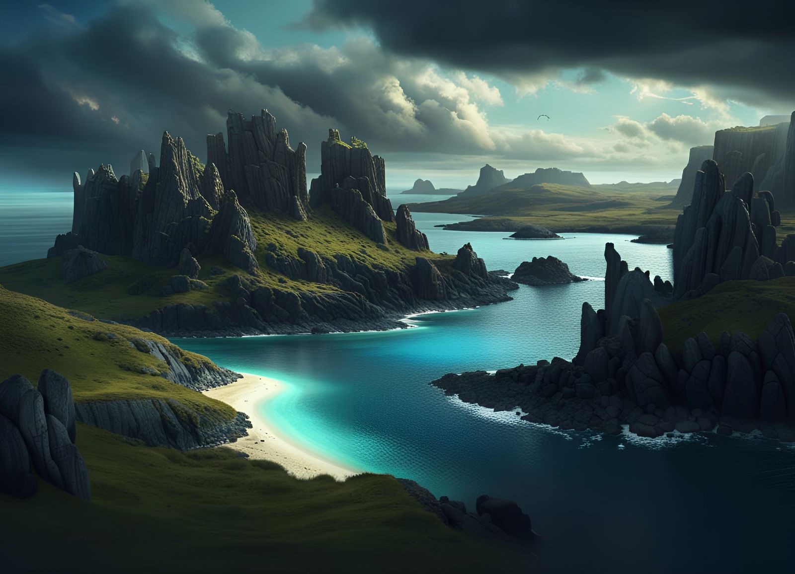 Epic Hebridean Islands: Digital Matte Painting