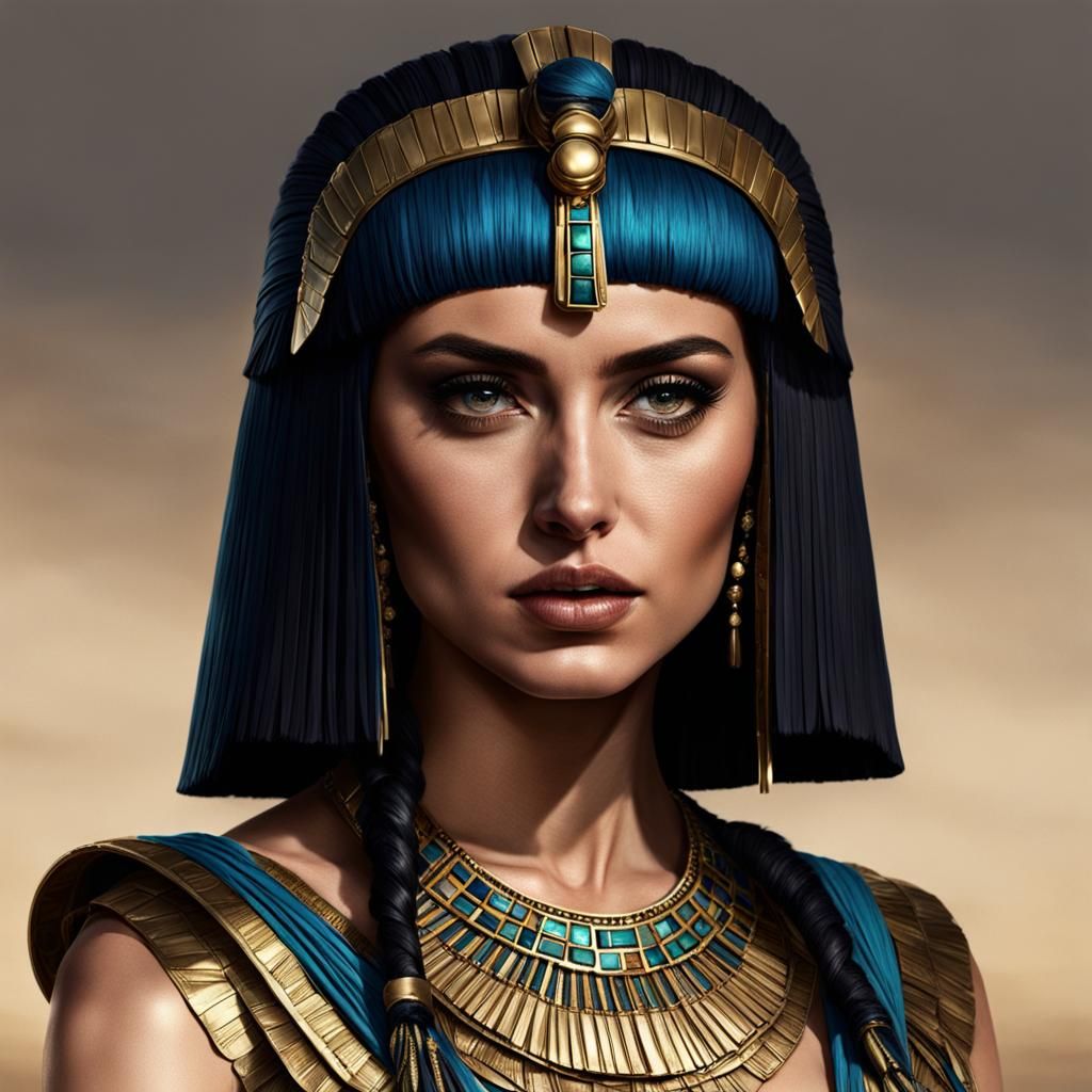 Ana de Armas as Cleopatra: Realistic Portrait