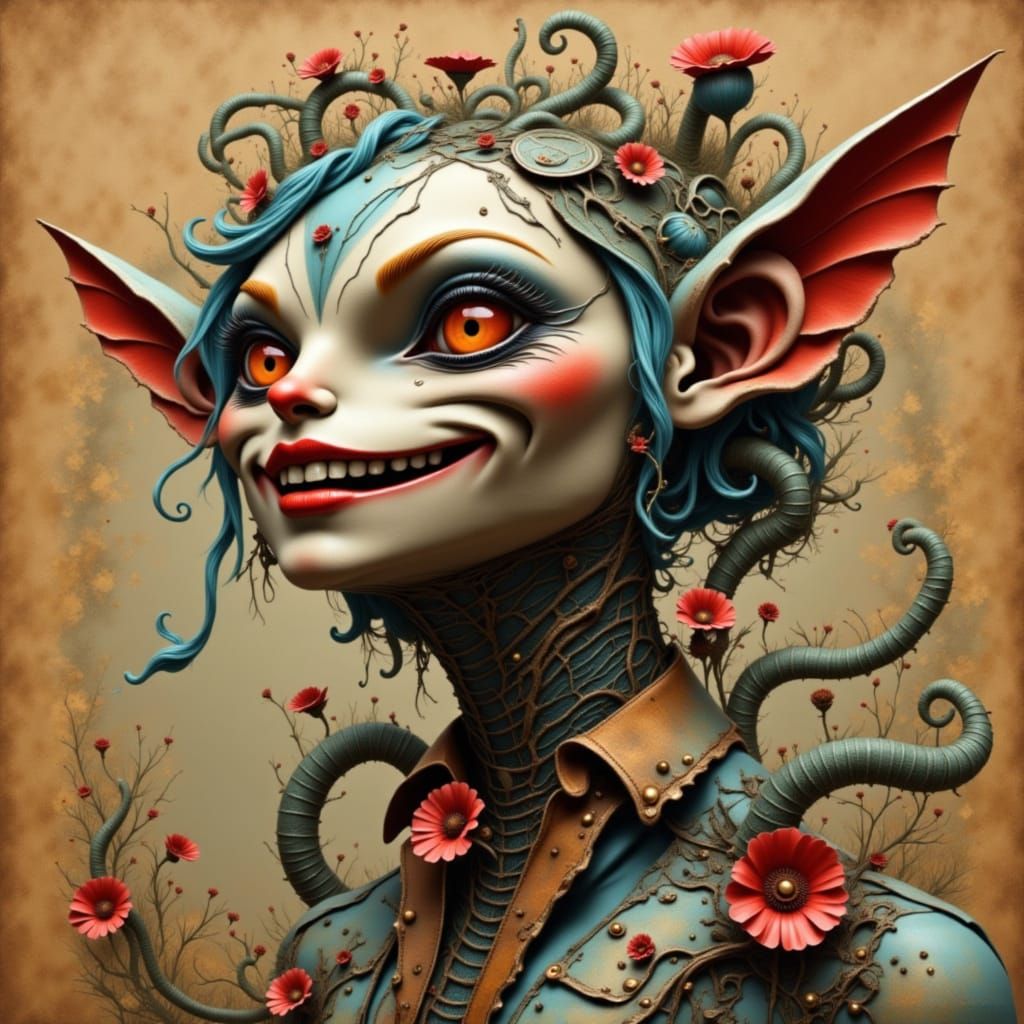 Craft artistic troll <lora:SteFa:1.0> <lora:Sandscapes:1.0> ...