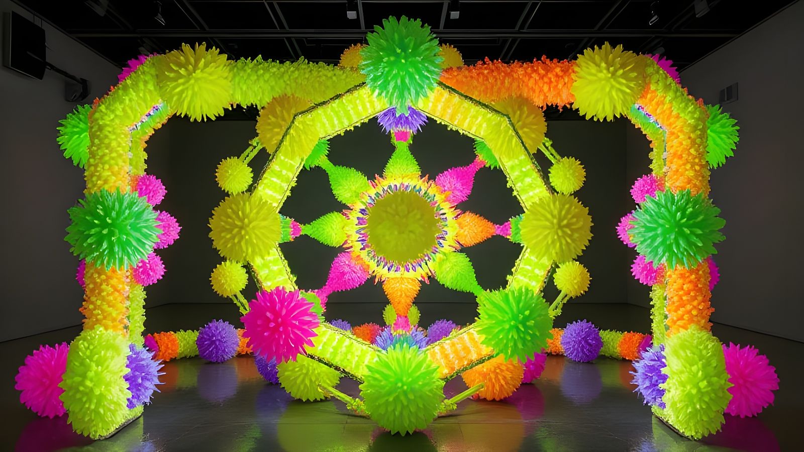 creative with pompoms