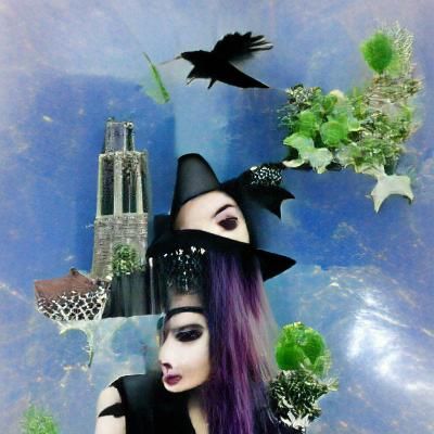Gothic Witch in Dark Fantasy Style