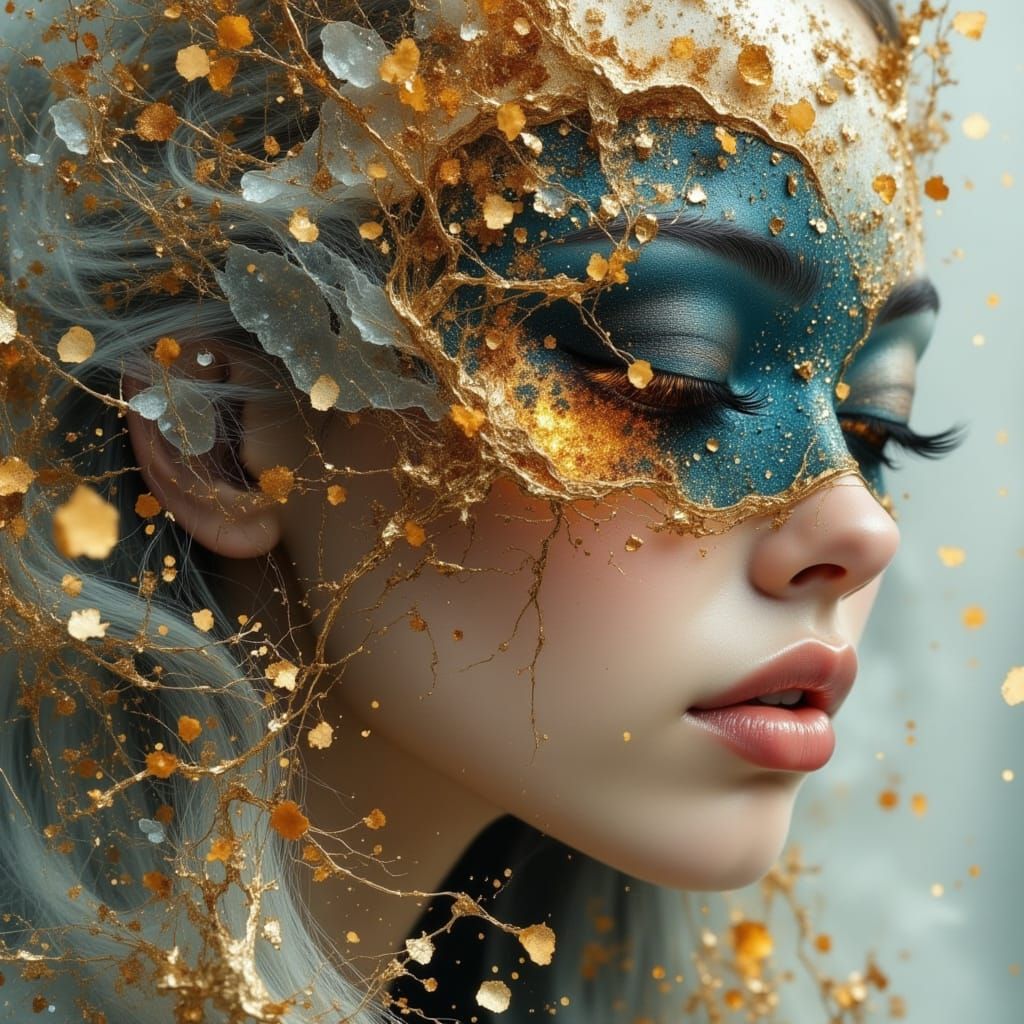 Hyperrealistic Portrait with Divine Oil and Dreamweaver Flux