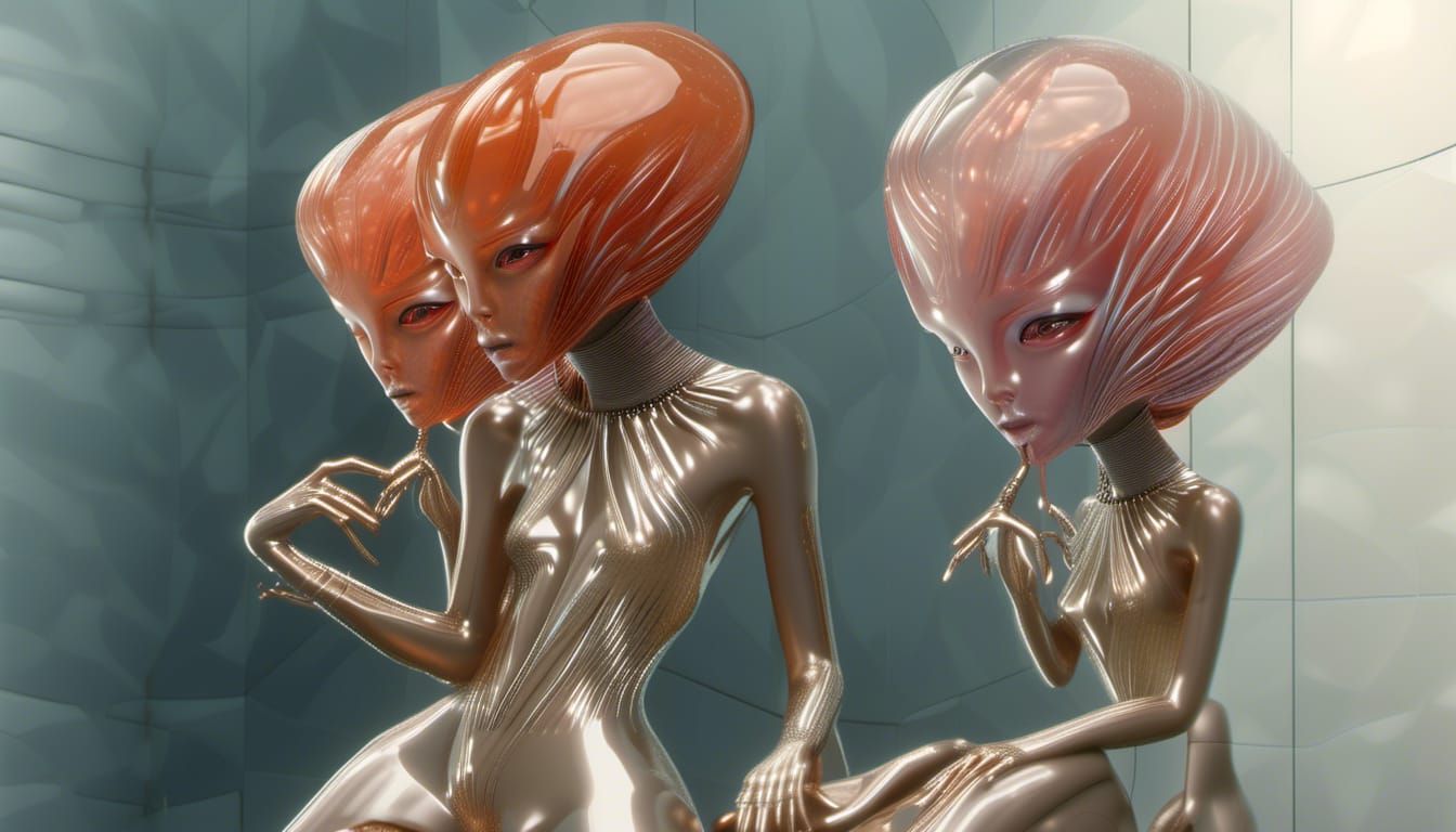 Magical Prism: Ethereal Alien Lifeforms in 3D