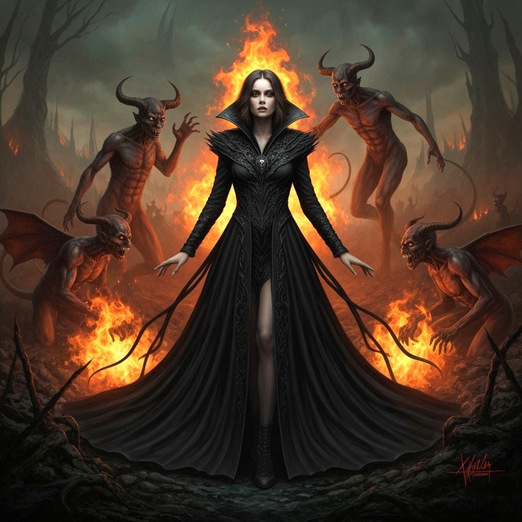 Feverish Devils in a Hellscape