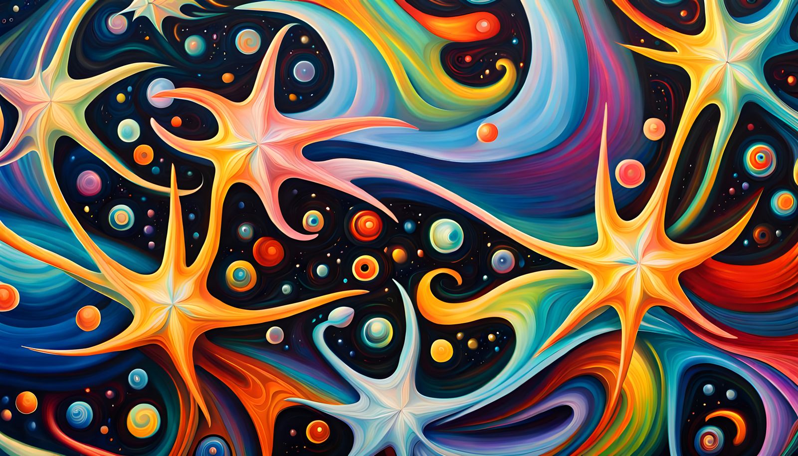 Cosmic Star Cluster Formation as 3D Digital Art