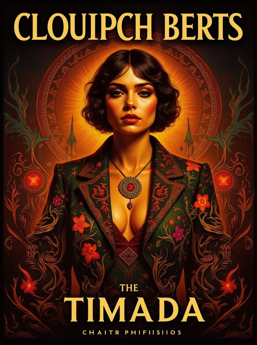 Dreamlike Cinematic Photo with Cryptic Symbols