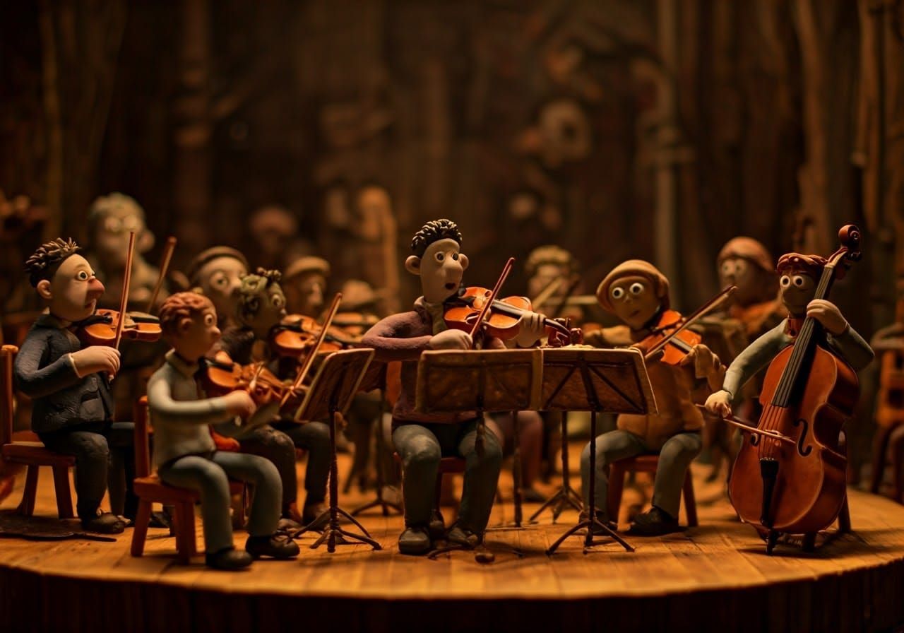 Claymation orchestra