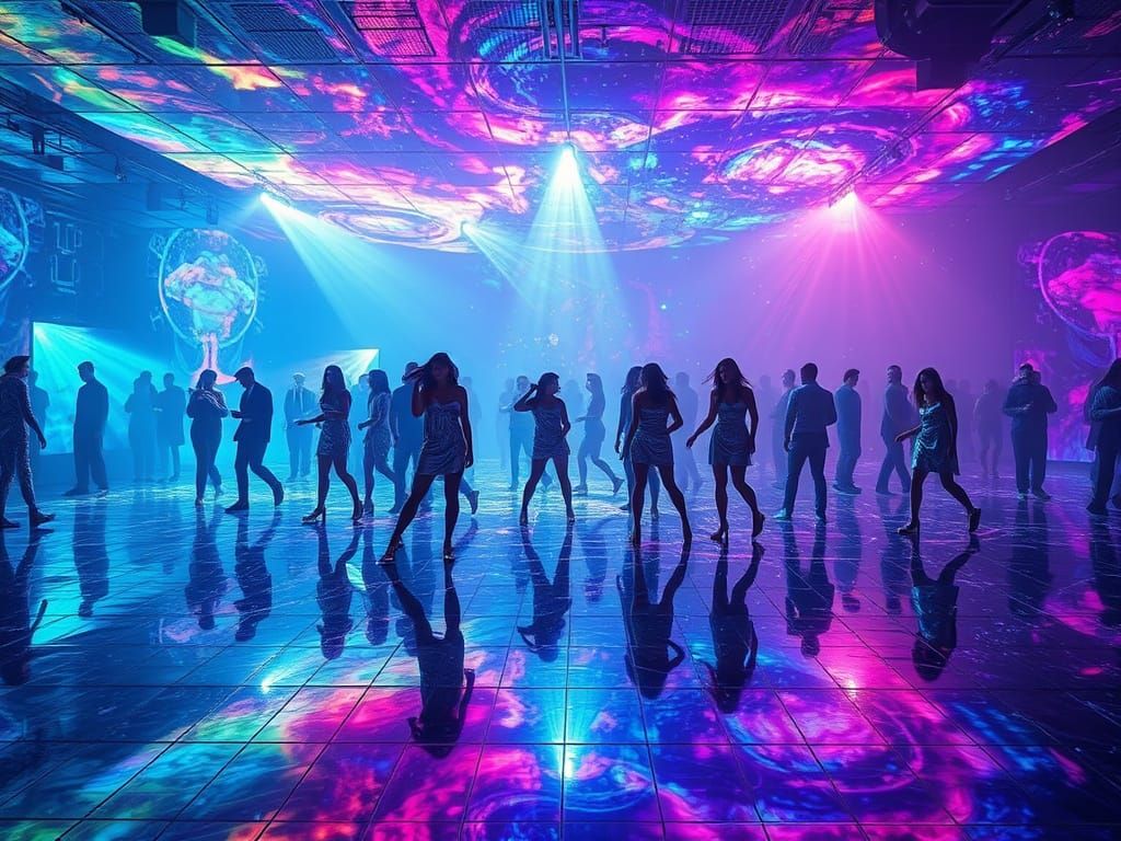 Neon Disco Dreamscape