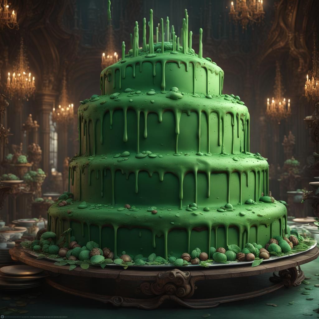 Giant Chocolate Cake Comes to Life in the City