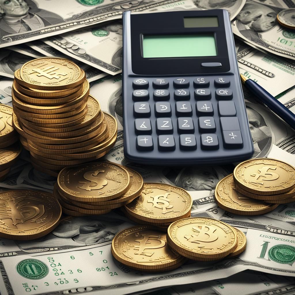 Financial Literacy Concept Art in Detailed Matte Painting