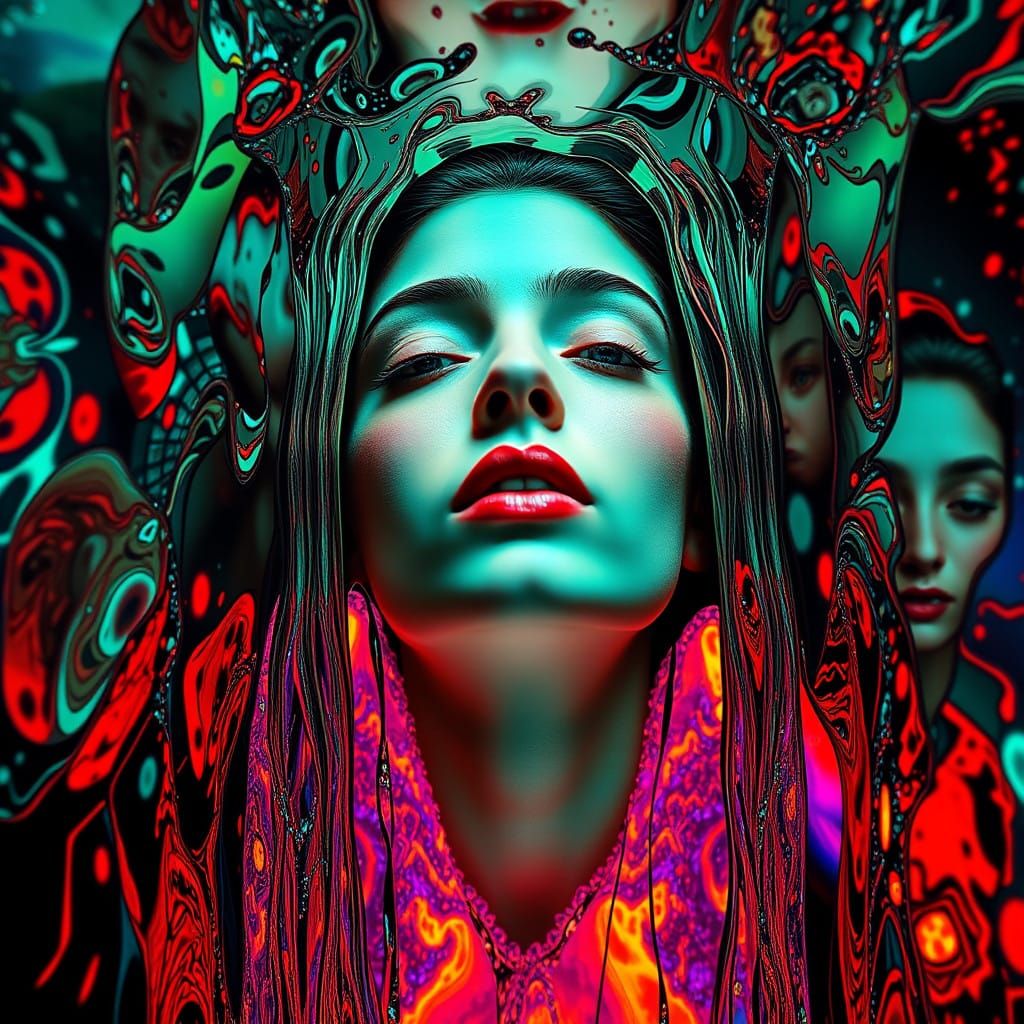 Hyperdetailed metaphysical painting, juxtaposition, surreal,...