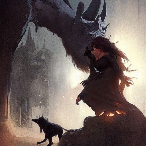 Belle Rescues the Beast: A Sinister Fantasy