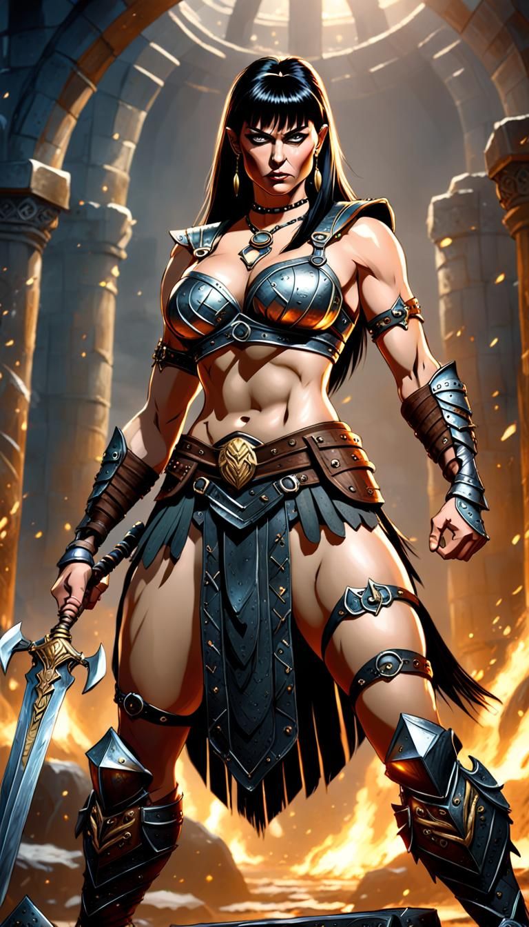 Warrior Princess: Dark Fantasy Concept Art