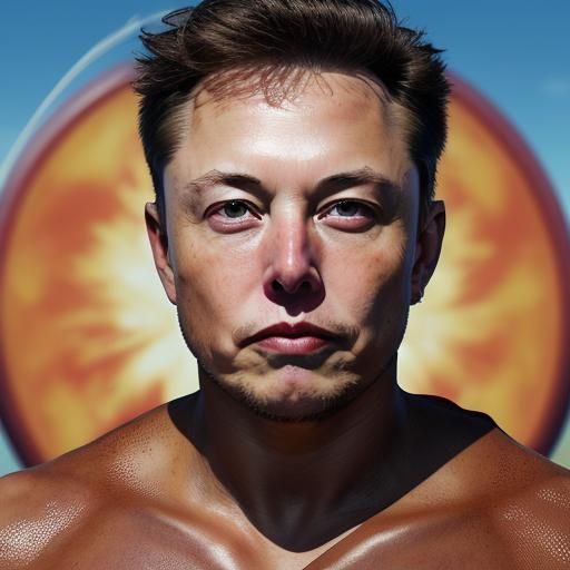 Elon Musk appeared deeply sun-tanned, his skin bronzed from hours spent outdoors under the sun.
I was barred from reflec...