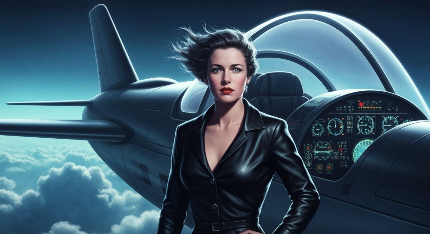 Amelia Earhart's Sci-Fi Noir Aircraft Adventure