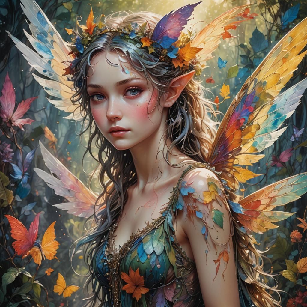 Mystical Fairy Queen in Dream World, Splash Art