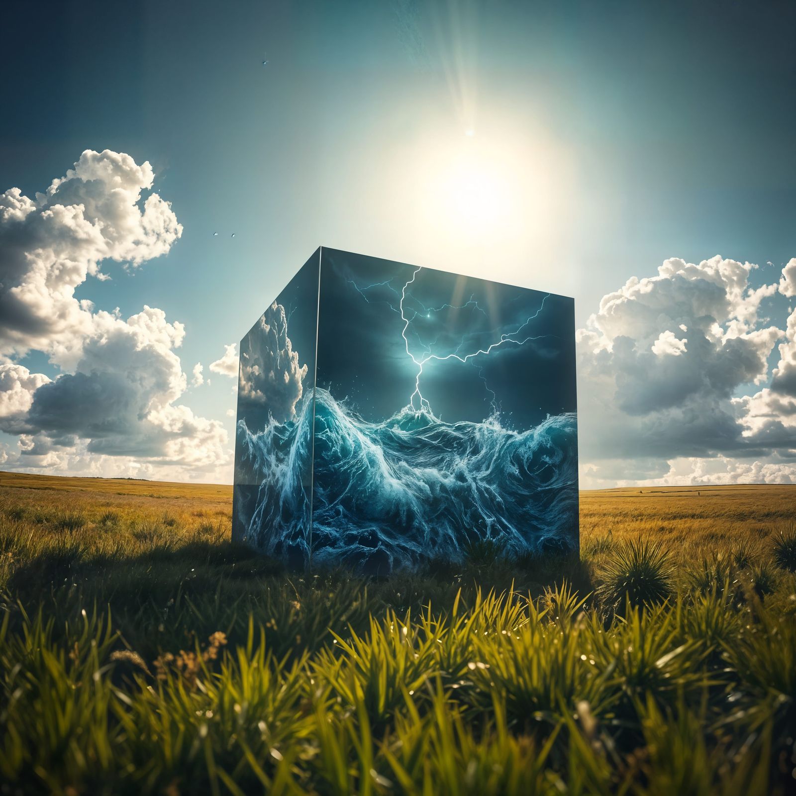 Epic Storm Within a Tranquil Paradise