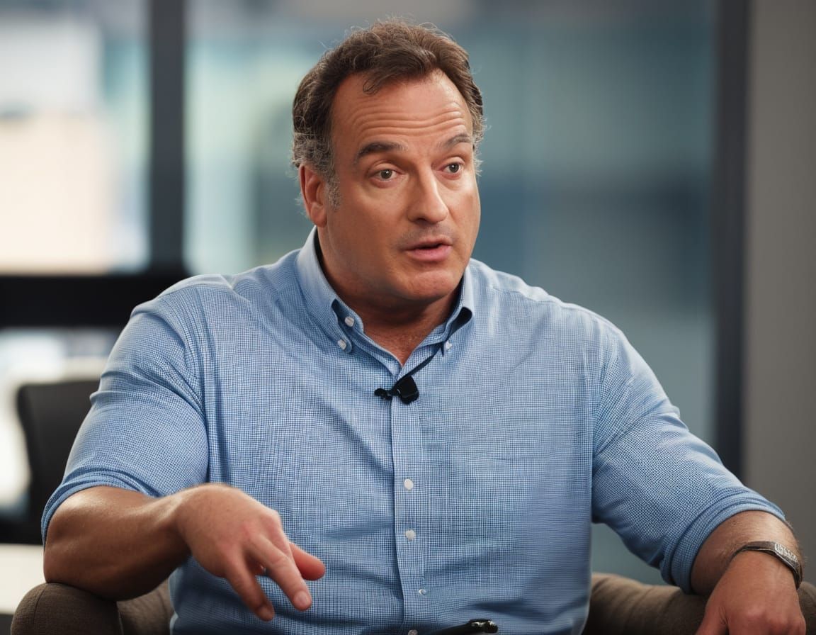 a model in a skim[y bikini showing rich businessmen her tattoo of the number 8 on her abdomen